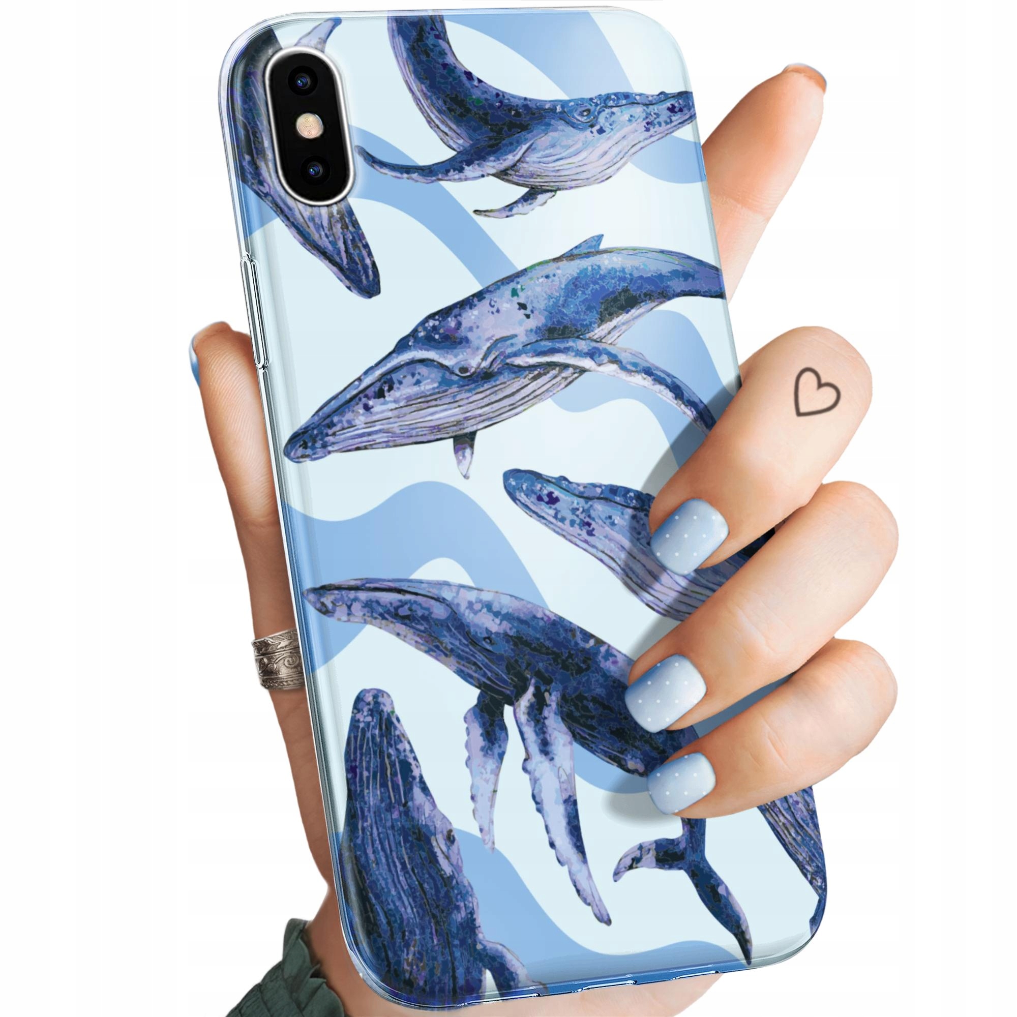 Etui Do Iphone Xs Max Morze Fale Woda Aqua Obudowa Pokrowiec Case