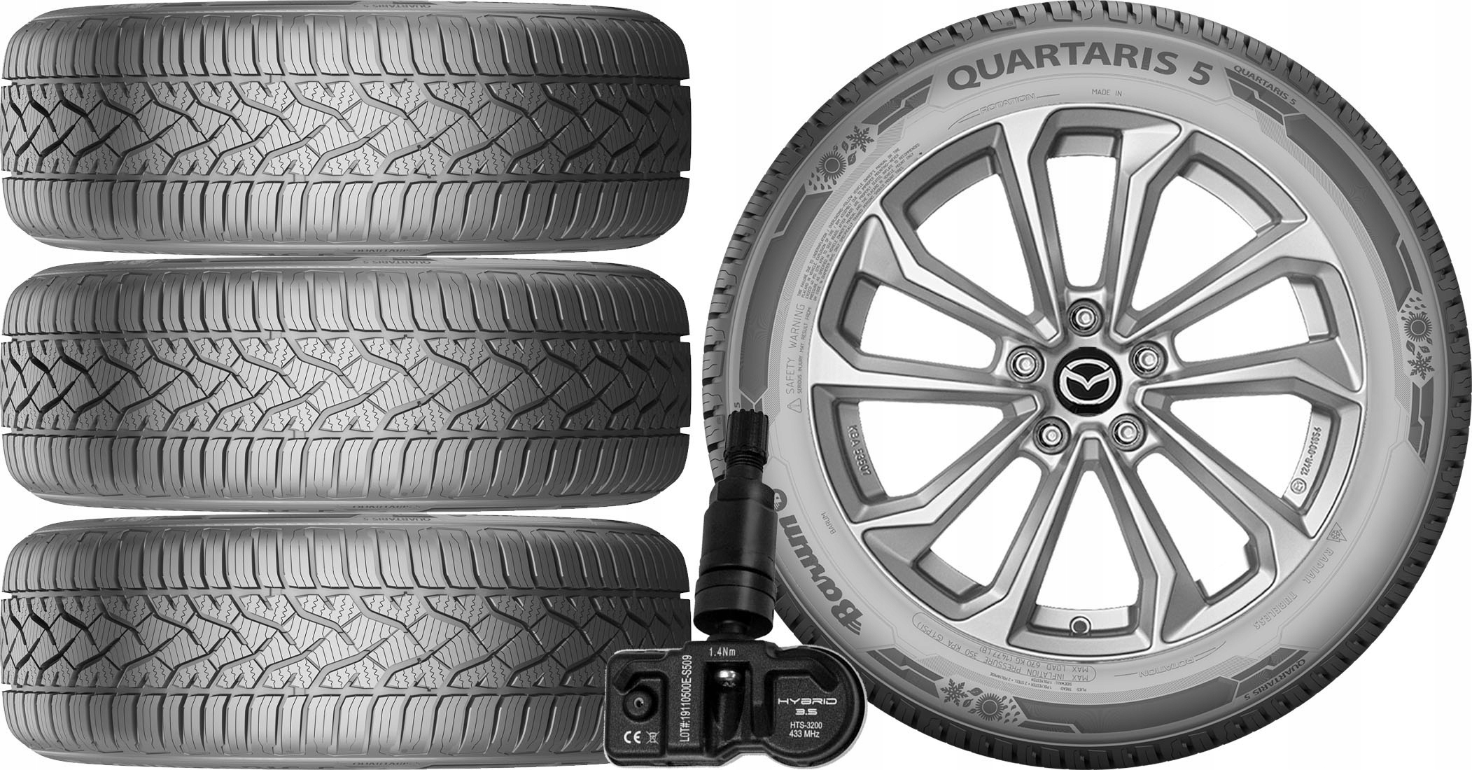 КОЛЕСА ВСЕСЕЗОННЫЙ Mazda CX-7 Барум 235/60r18+TPMS