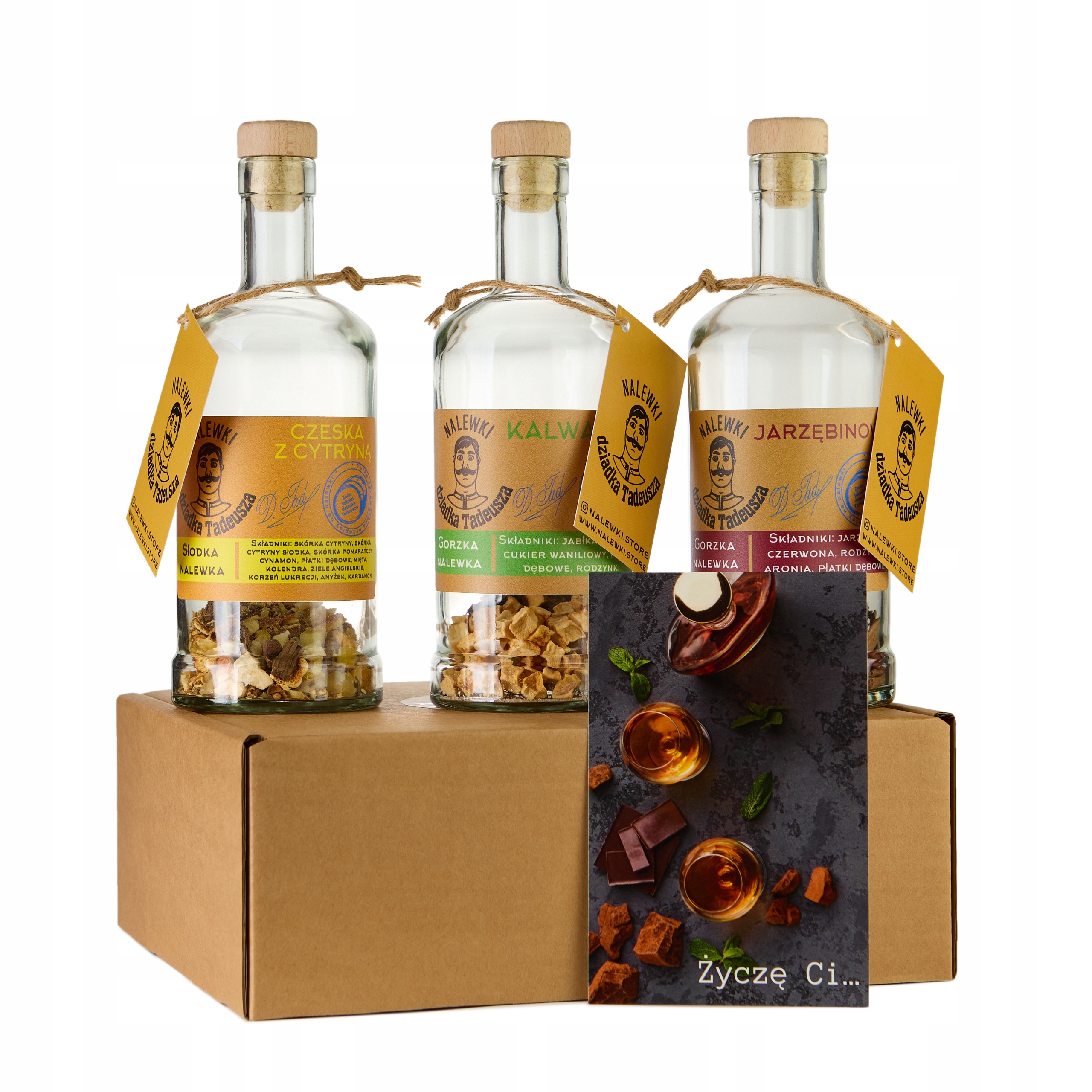 Dárková sada na výrobu tinktur Dárek pro muže