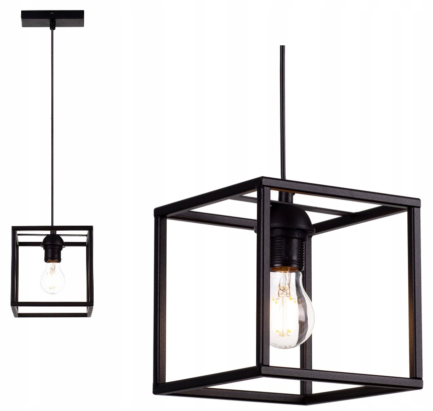 

Lampa Sufitowa Plafon Żyrandol Loft Edison Led
