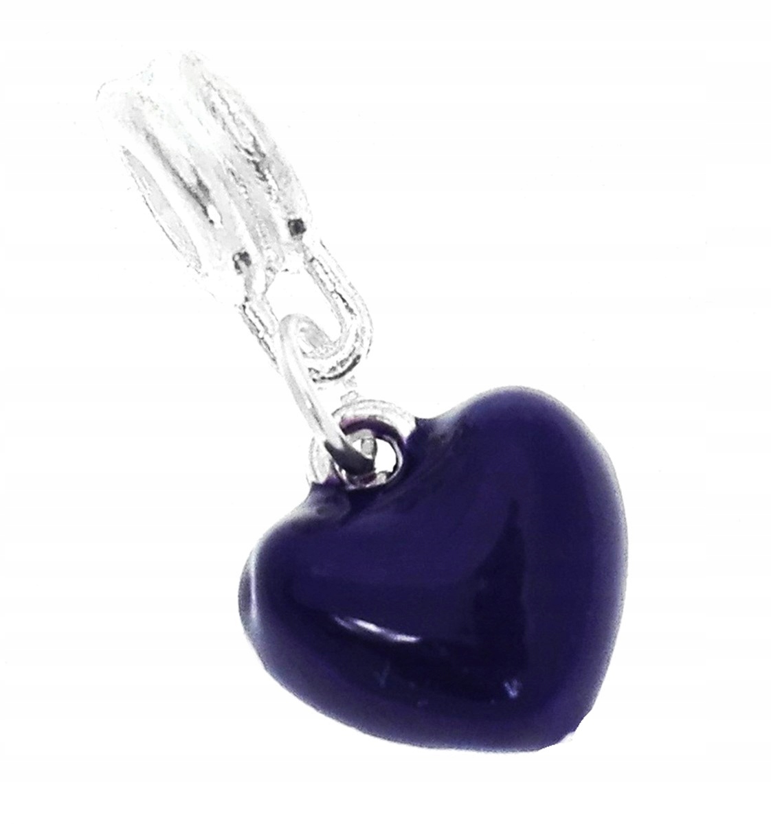 

Zawieszka beads serce fiolet