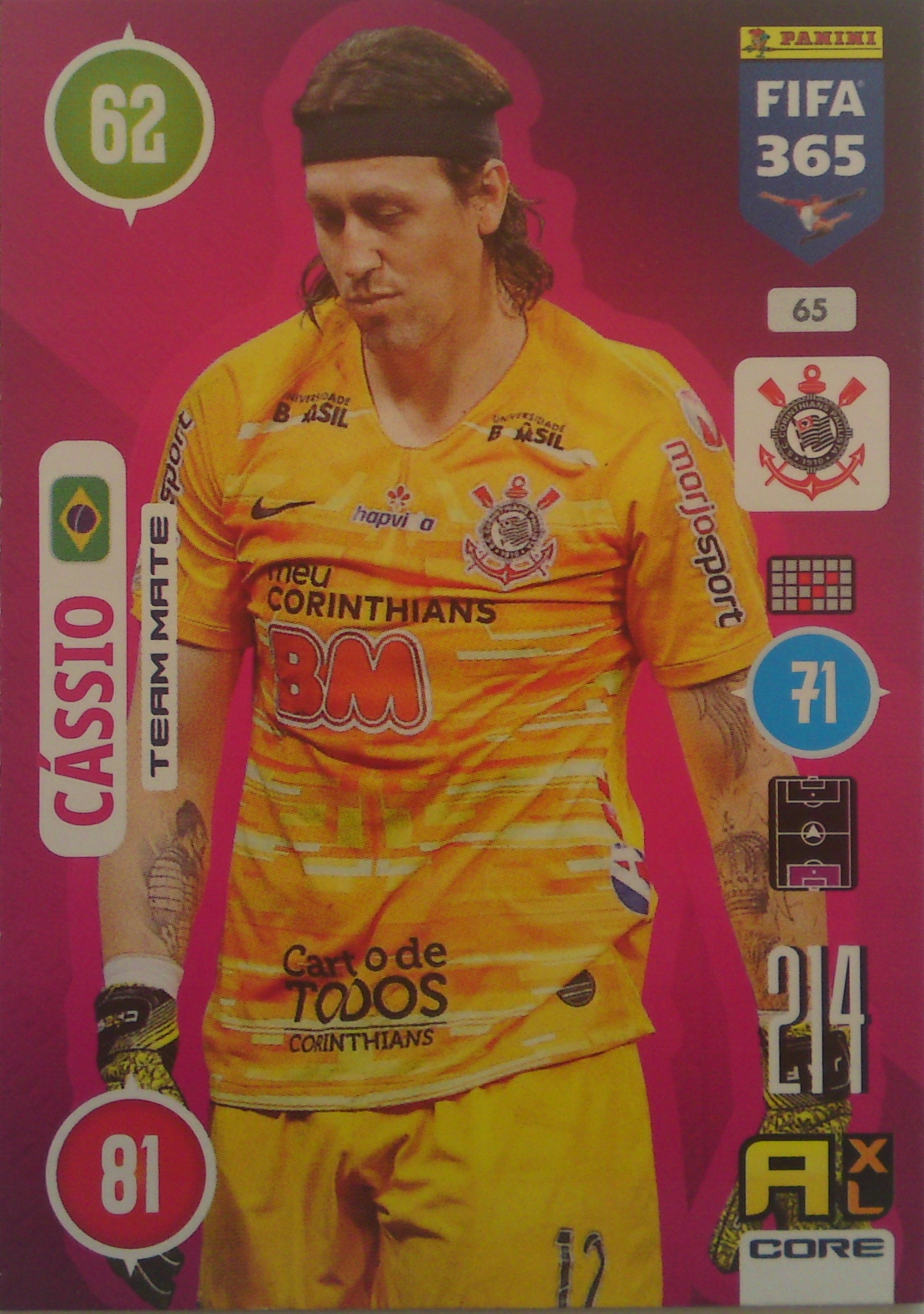 Fifa 365 2021 Team Mate Cássio 65
