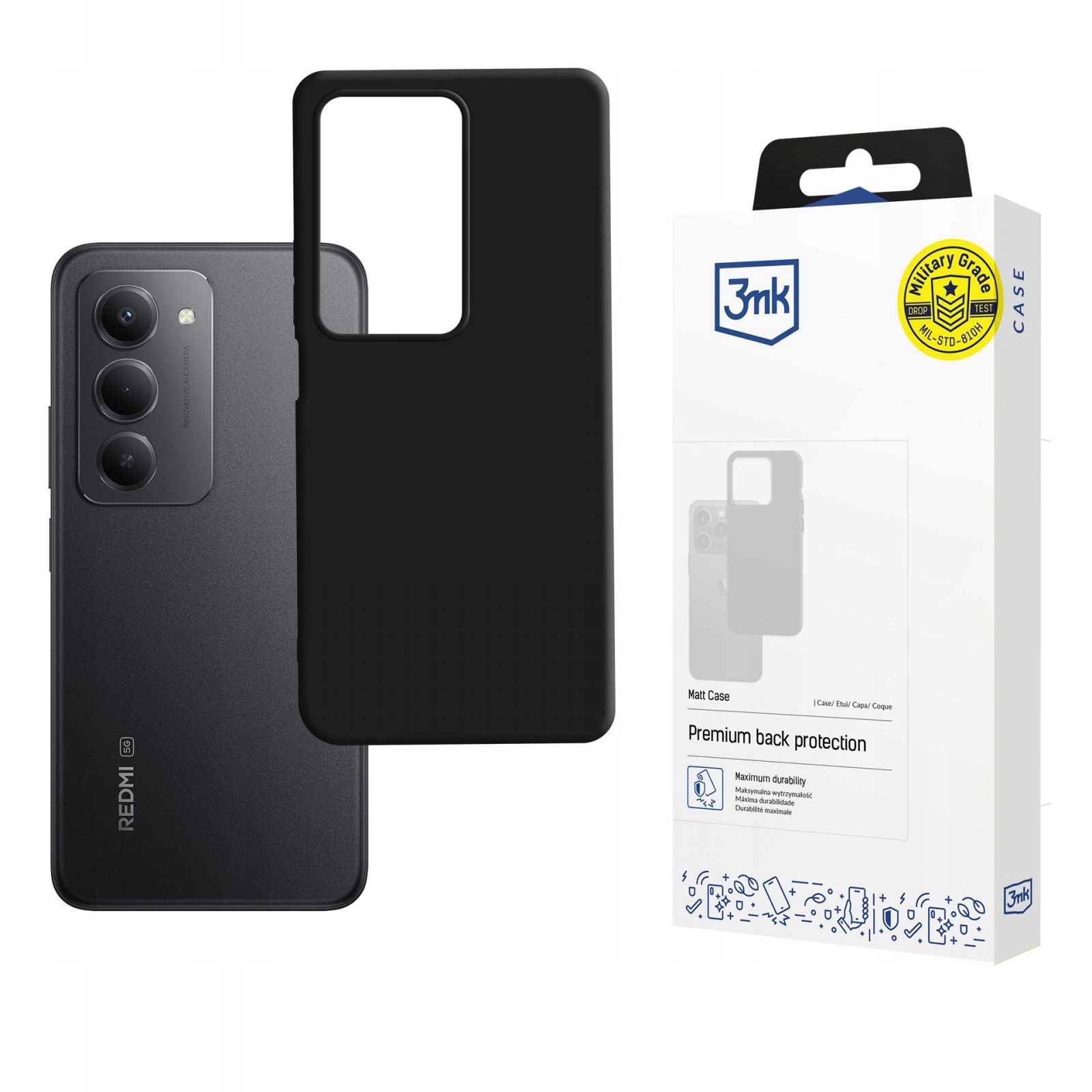 Redmi 15 4G/ 15 5G 3MK Matt Case