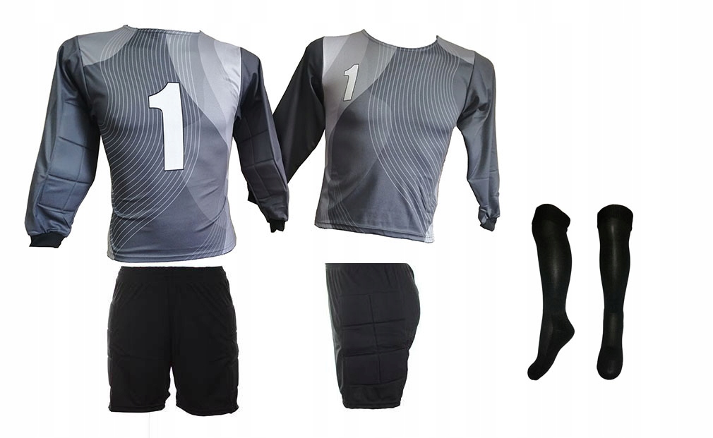 Brankářský fotbalový teplákovka pro děti chlapce tričko, kraťasy štulpny 164