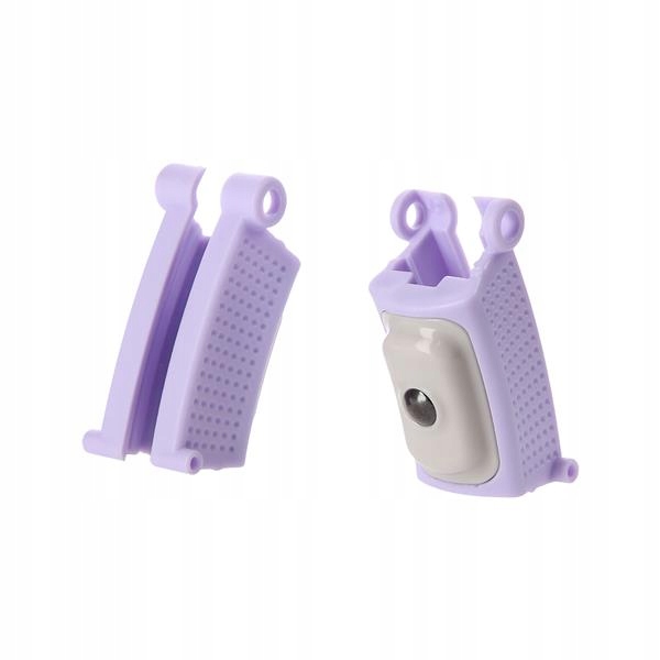 Hula hop odchudzające magnetyczne z obciążeniem i licznikiem HMS fioletowe Średnica 36 cm