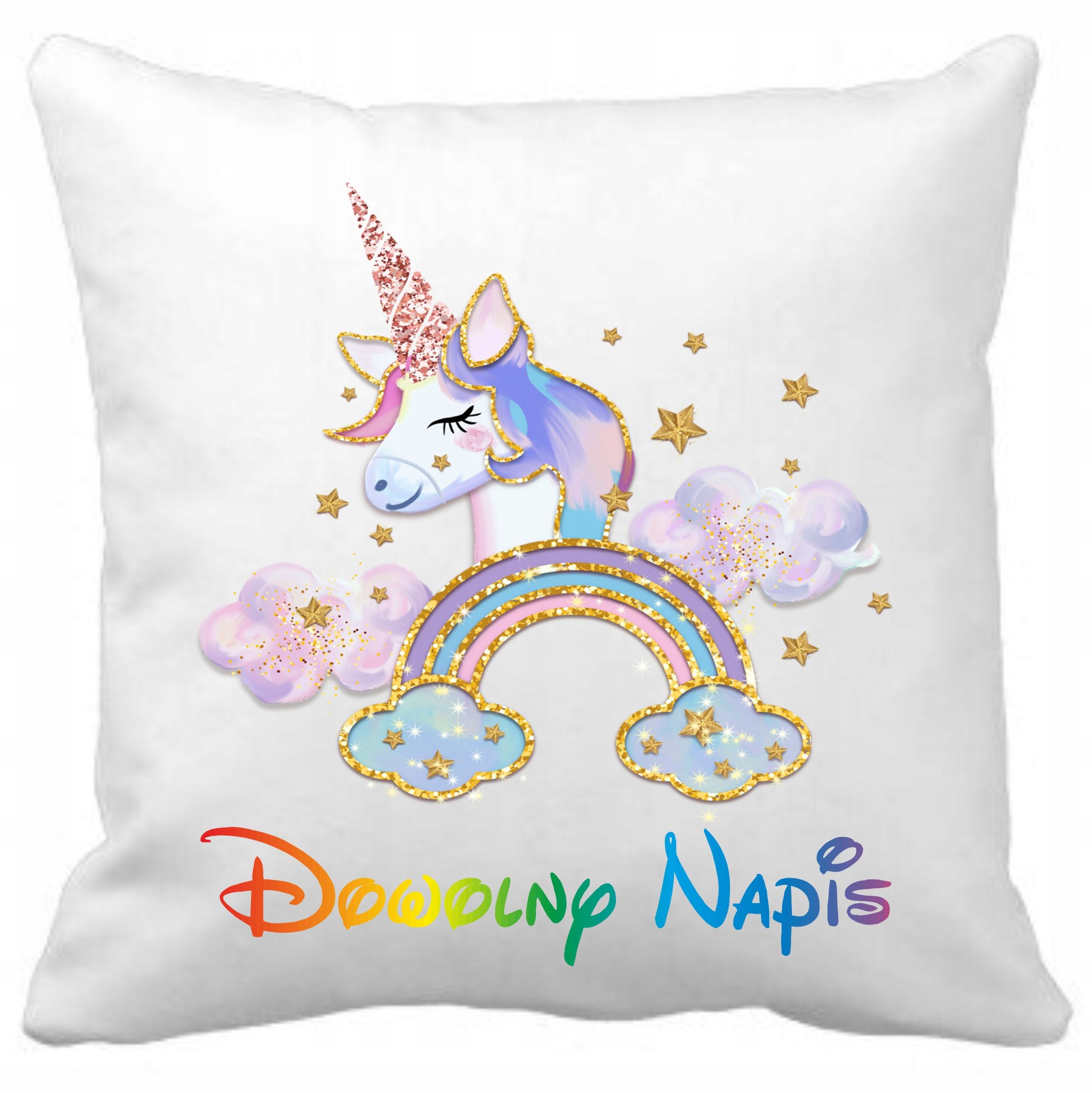 

Poduszka imię Jednorożec unicorn Tęcza koń