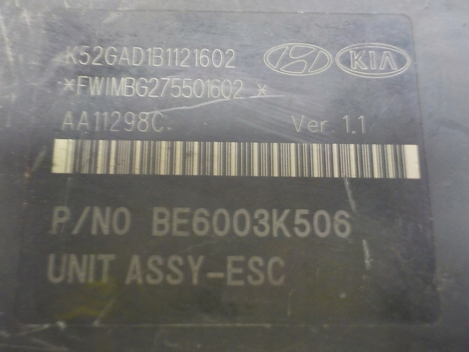 KIA SOUL e Pompa ABS BE6003K506