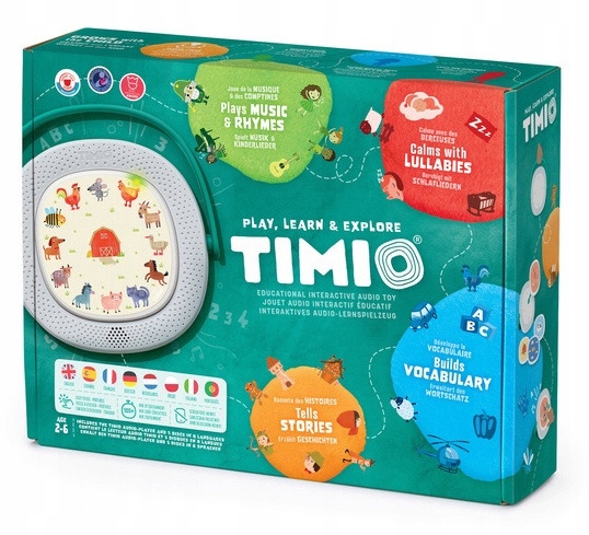ZESTAW STARTOWY + 5 dysków TIMIO Wiek dziecka 2 lata +