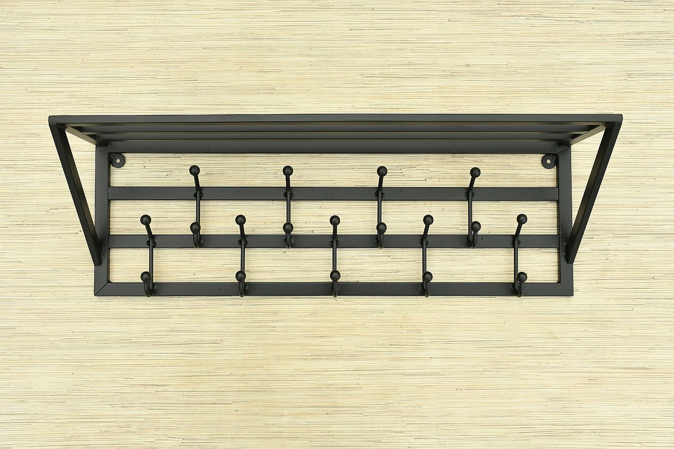 WIESZAK Z PÓŁKĄ METALOWY 70cm Z METALU PRZEDPOKÓJ Kod producenta 7222