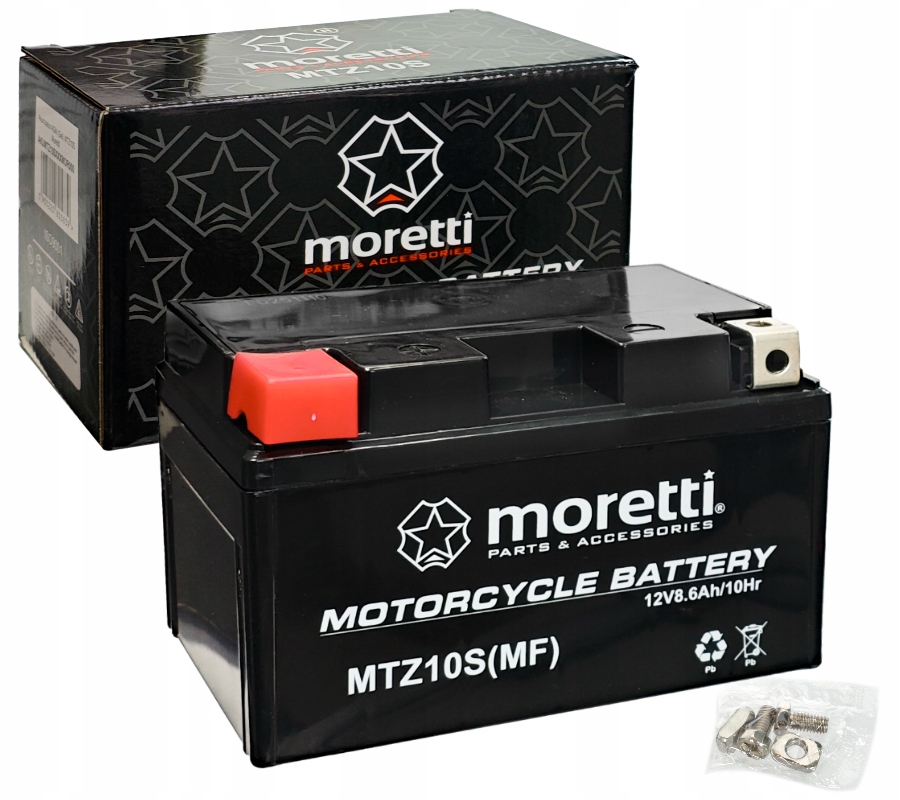 Akumulator MTZ10S YTZ10S Moretti Żelowy Agm 12V 8,6AH 120A
