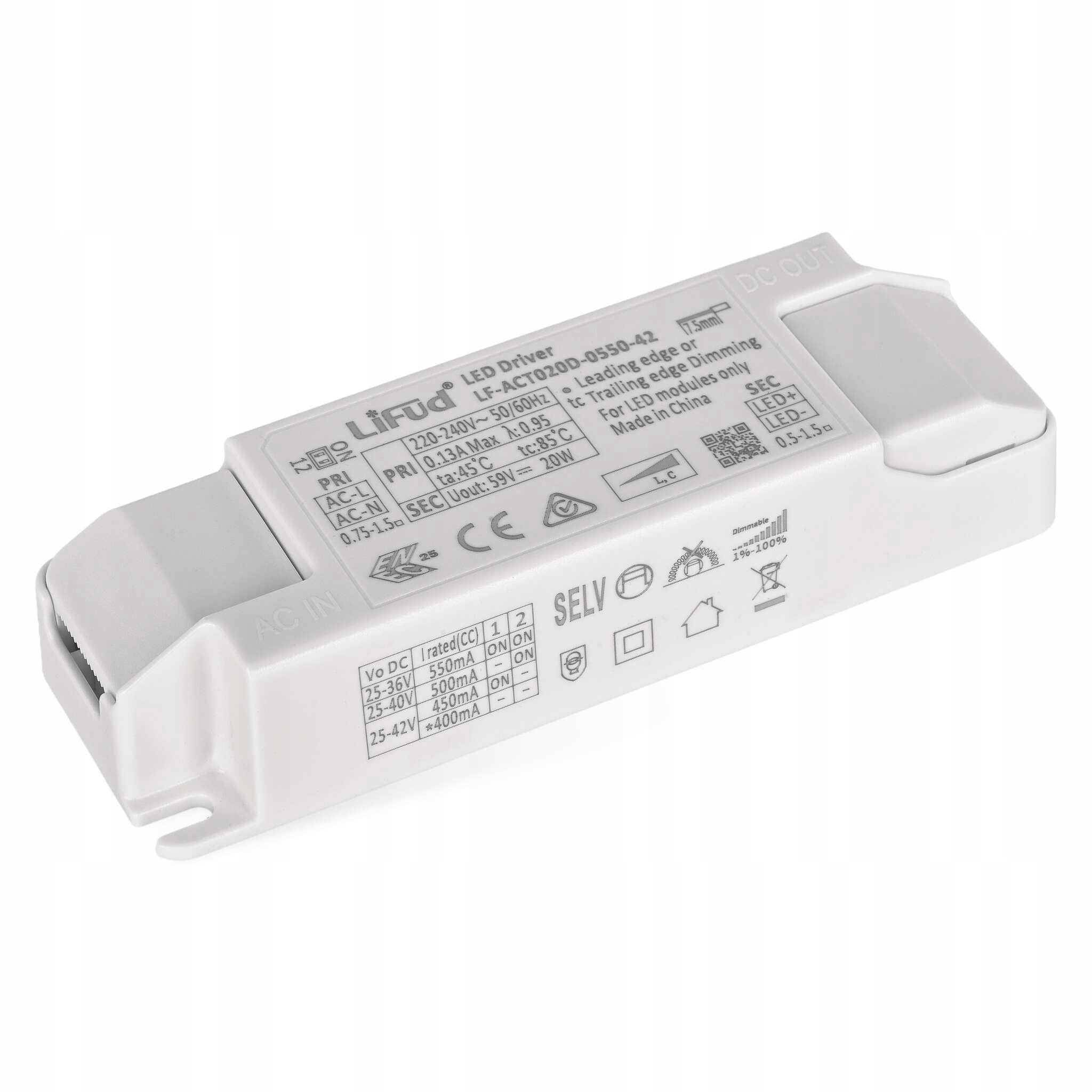Emos ZZ2055T triakový stmívatelný Led driver 550 mA 20 W