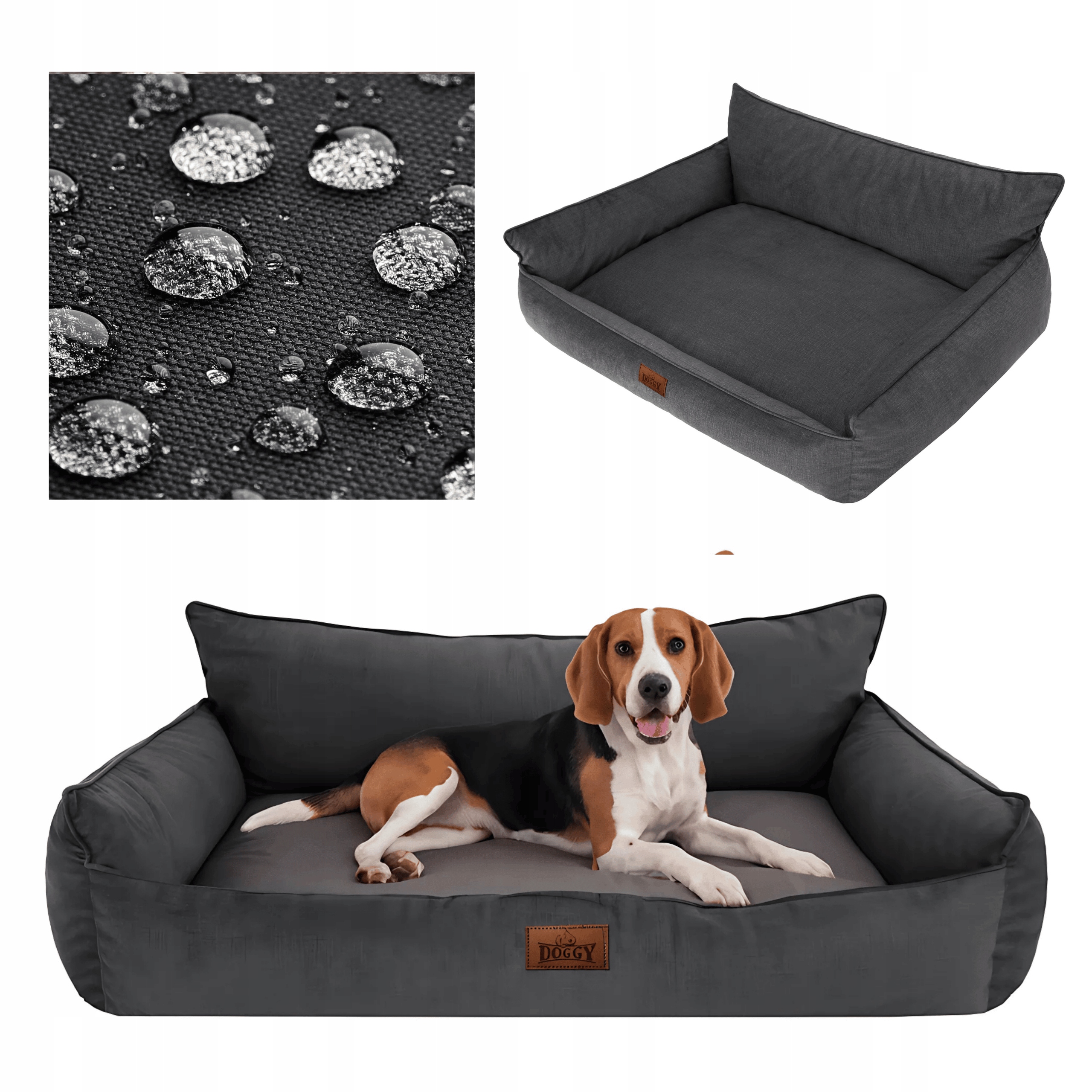 Legowisko dla psa kojec posłanie dla psa wodoodporne XL 82x63 cm