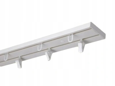 

Karnisz sufitowy szyna Pcv dwutorowa 300cm