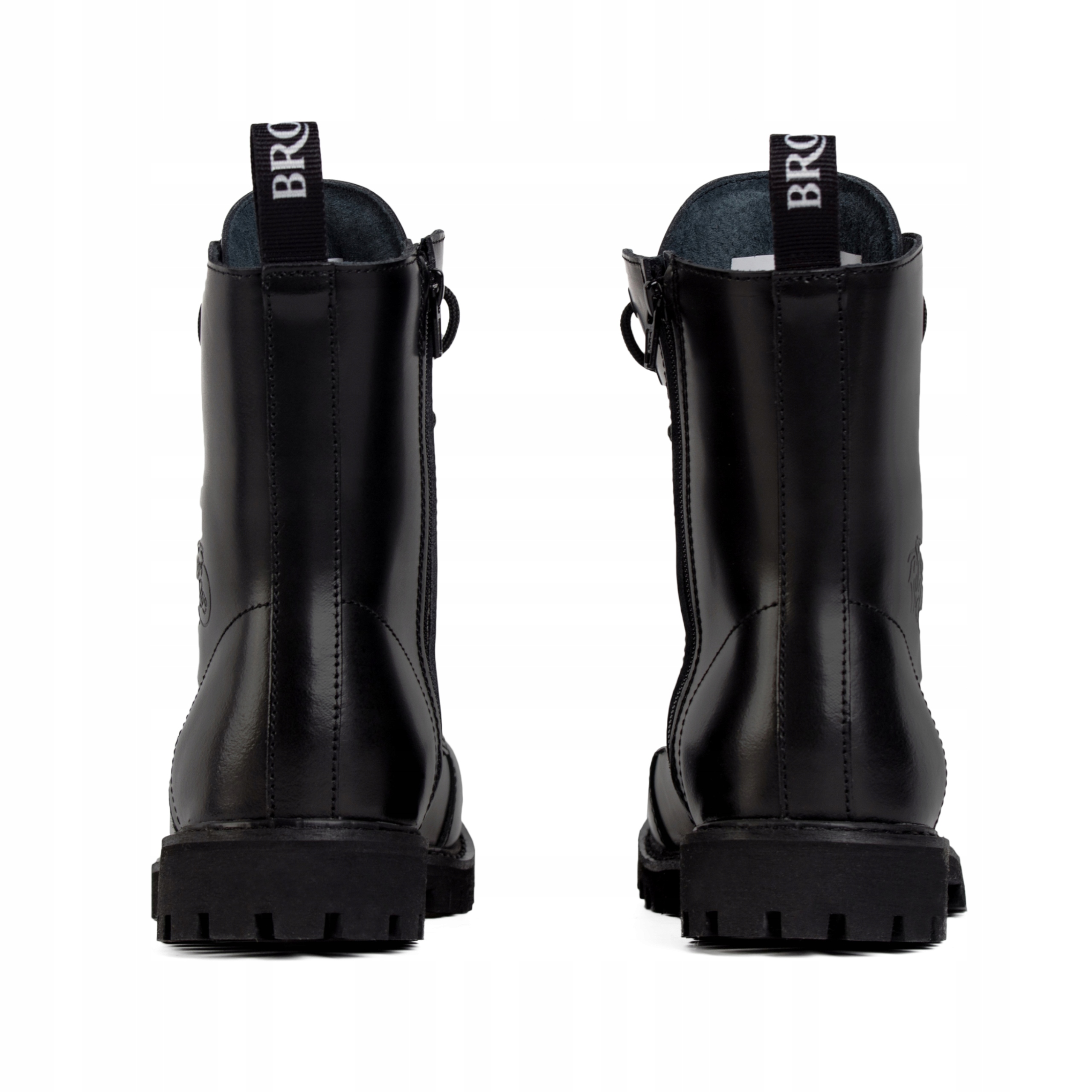 BUTY BROGER MONTANA MOTOCYKLOWE SKÓRZANE CZARNE 39 Typ Miejskie / Krótkie