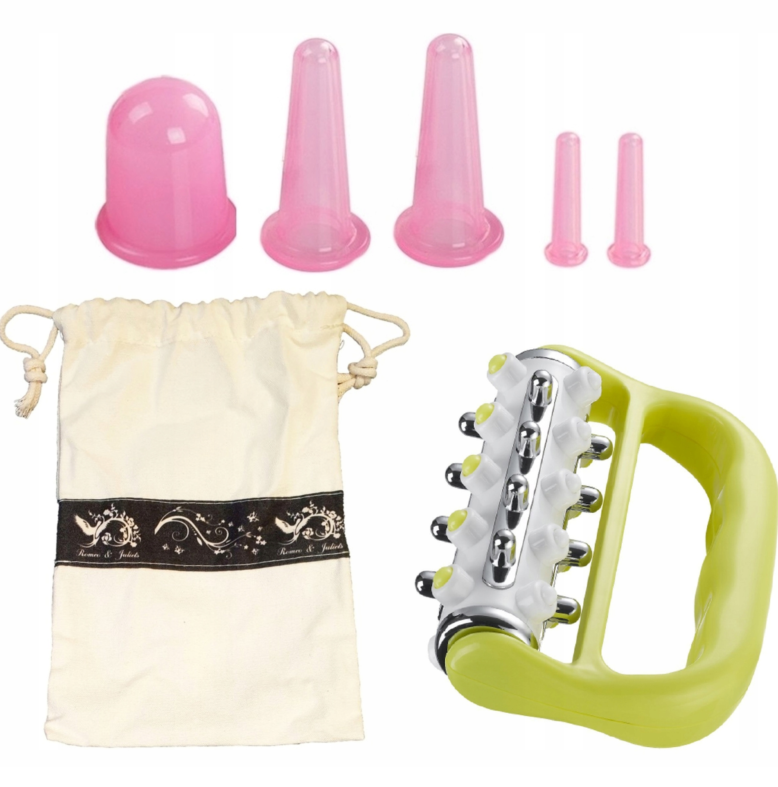 

Bańki Chińskie Silikonowe do Masażu Ciała Twarzy