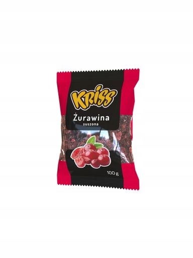 Levně 8 x Kriss Sušené brusinky 100 g