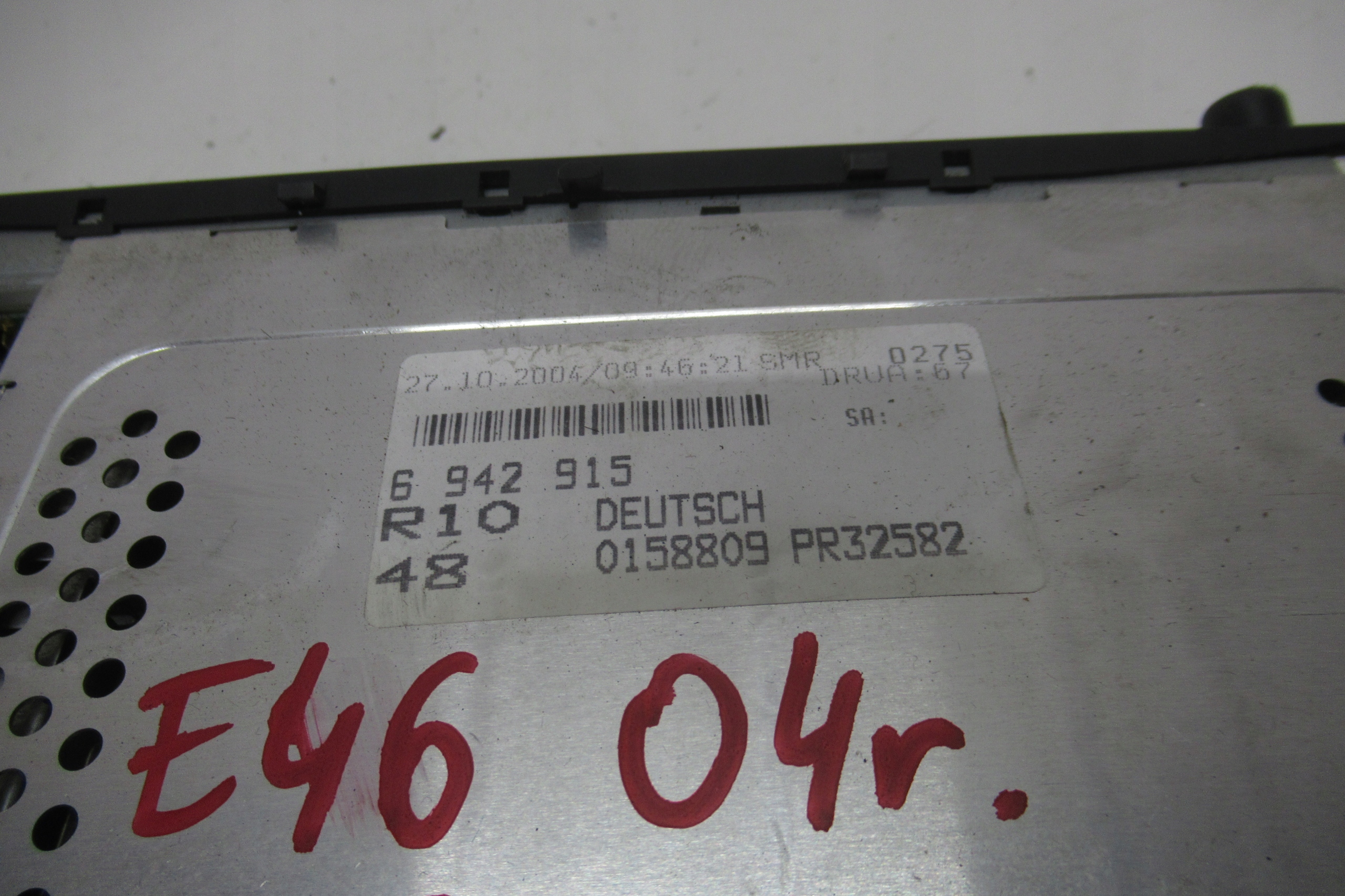 BMW E46 04R RADIO Navigation NAVI 6942915