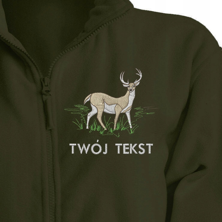 

Myśliwska Bluza Polar Z Twoim HAFTEM-11 Wzorów XXL