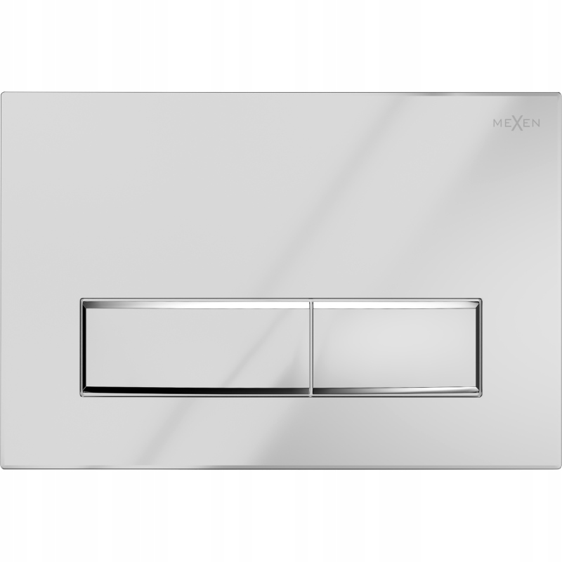 Mexen Fenix 09 splachovacie tlačidlo, lesklá chrómová