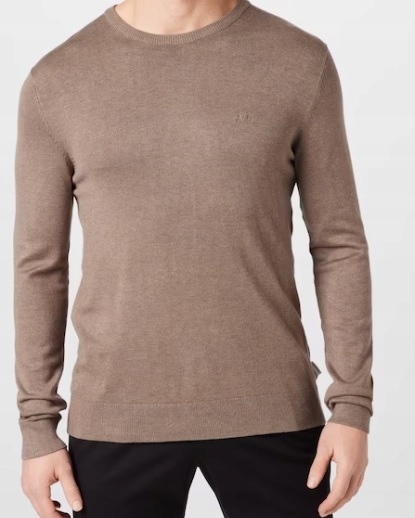 MĘSKI SWETER CIEŃKI BEŻ LINDBERGH XL Marka J.LINDEBERG