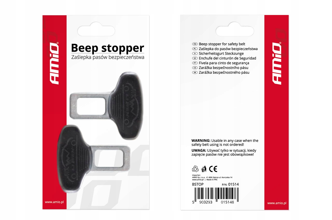 WPINKA ZAŚLEPKA DO PASA BEZPIECZEŃSTWA 2szt 71228 Producent części Amio