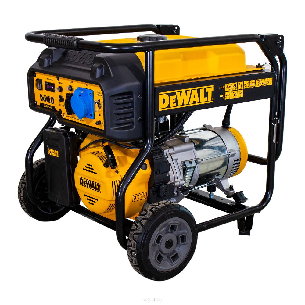 Agregat prądotwórczy DeWalt DXGNP65E 6,5 kW generator prądu 230V z Avr