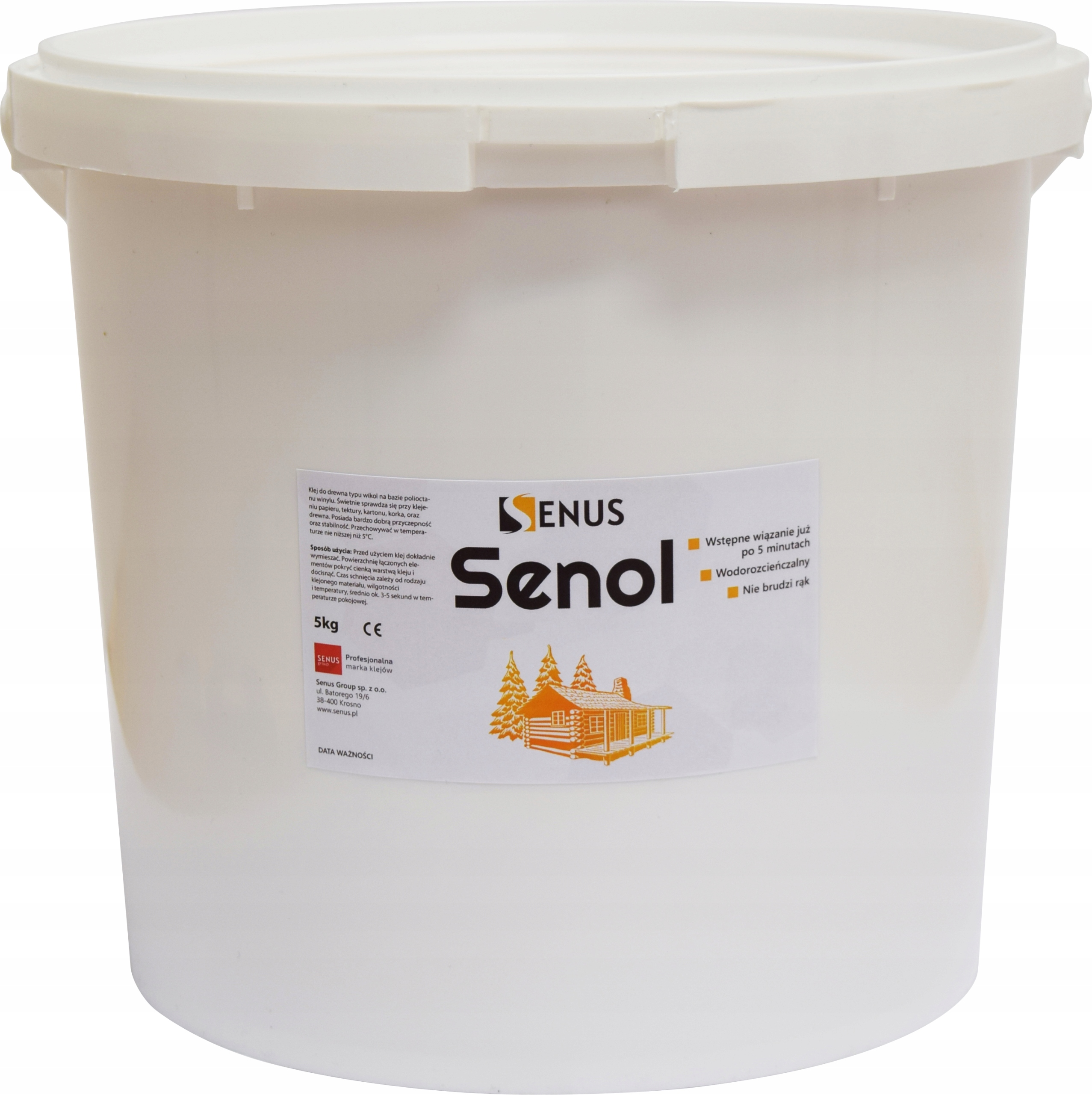 Klej do drewna wodoodporny Senus Senol D3 5kg