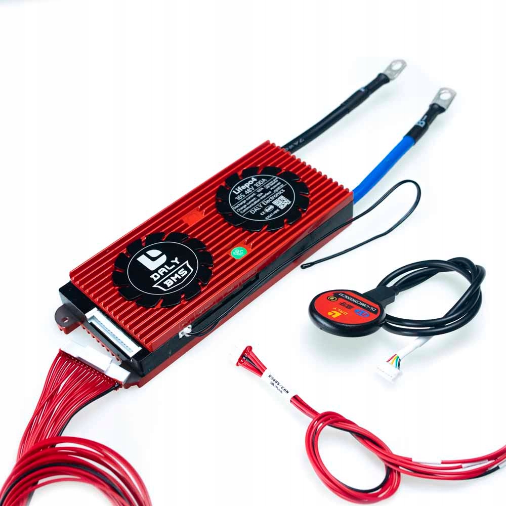 Moduł Smart BMS 16S 100A LiFePO4 Balanser-CAN,PCB