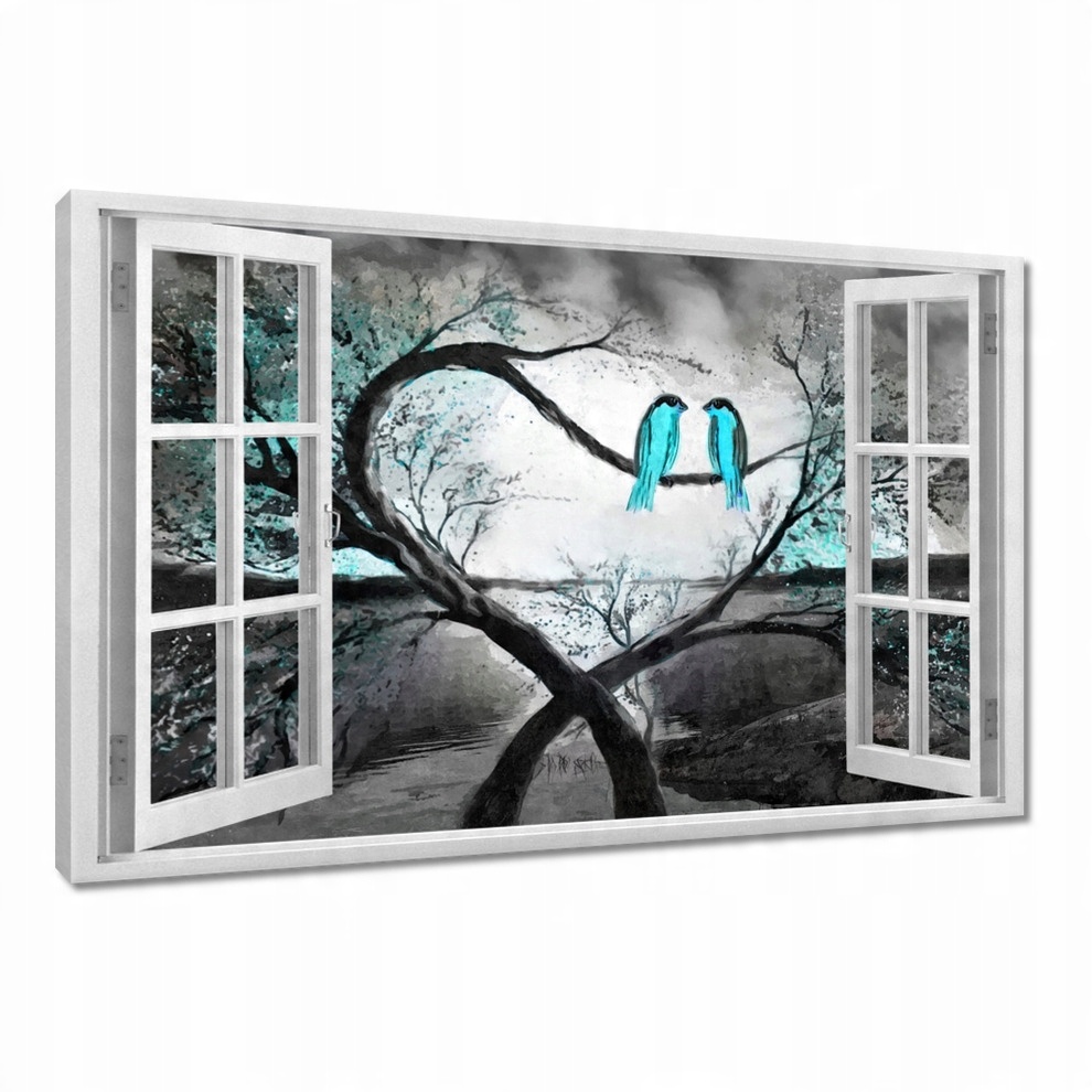 

Obrazy 60x40 Turkusowe zauroczenie Noc