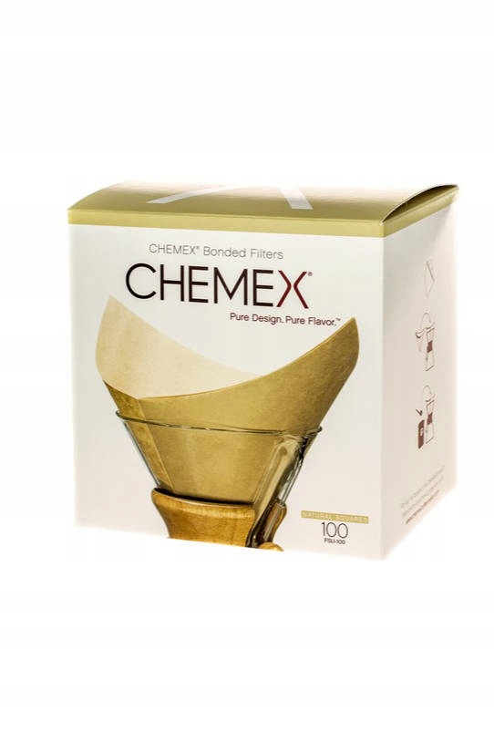 CHEMEX: filtry papierowe FSU 100 szt. brązowe
