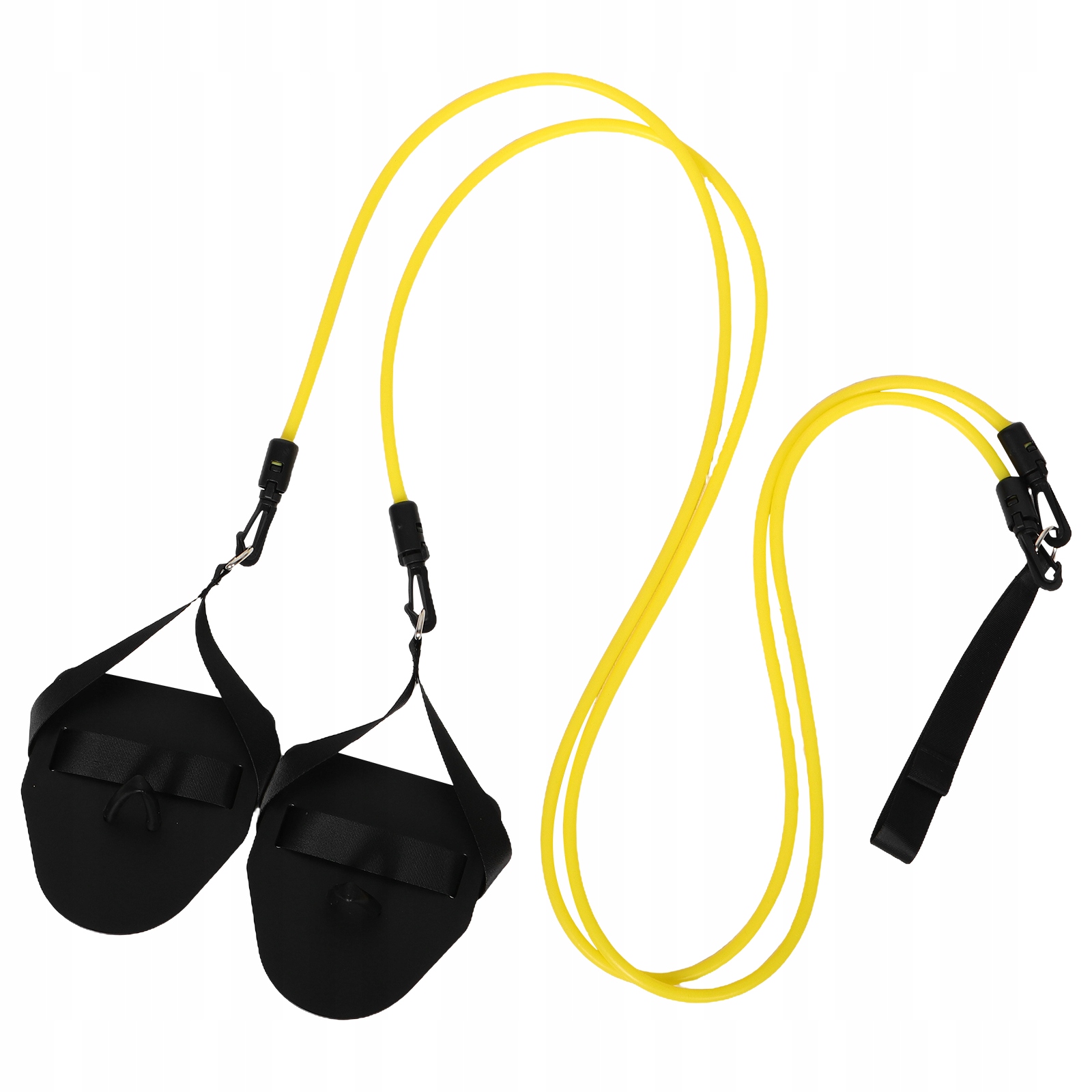 2 Sztuk Wysoka Elastyczność Swim Bungee Pas z Wiosłami dla Zwiększenia Prędkości