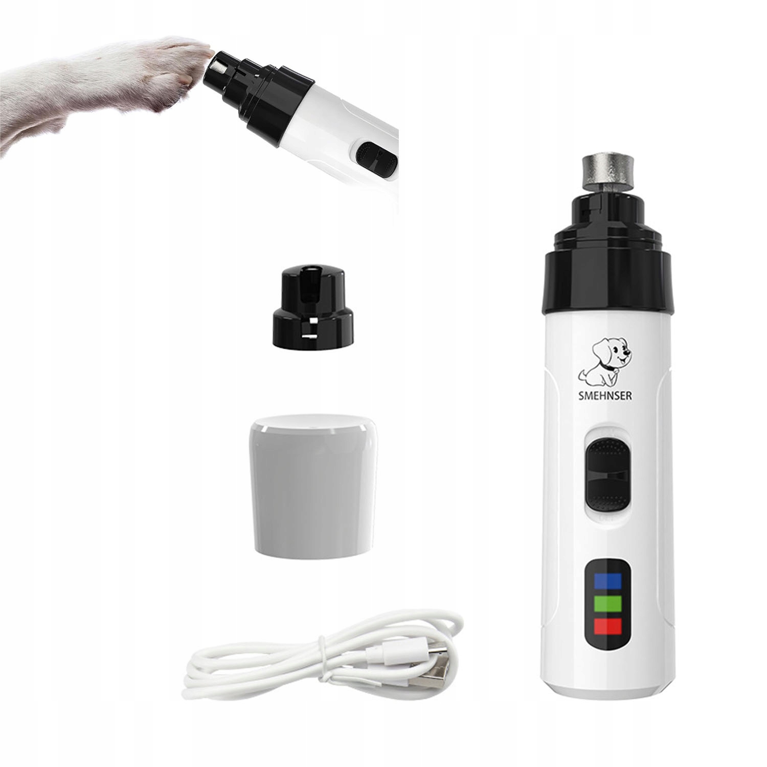 Levně Frézka Na Drápky Pro Psa Bruska Elektrický Pilník Na Drápky Zvířat