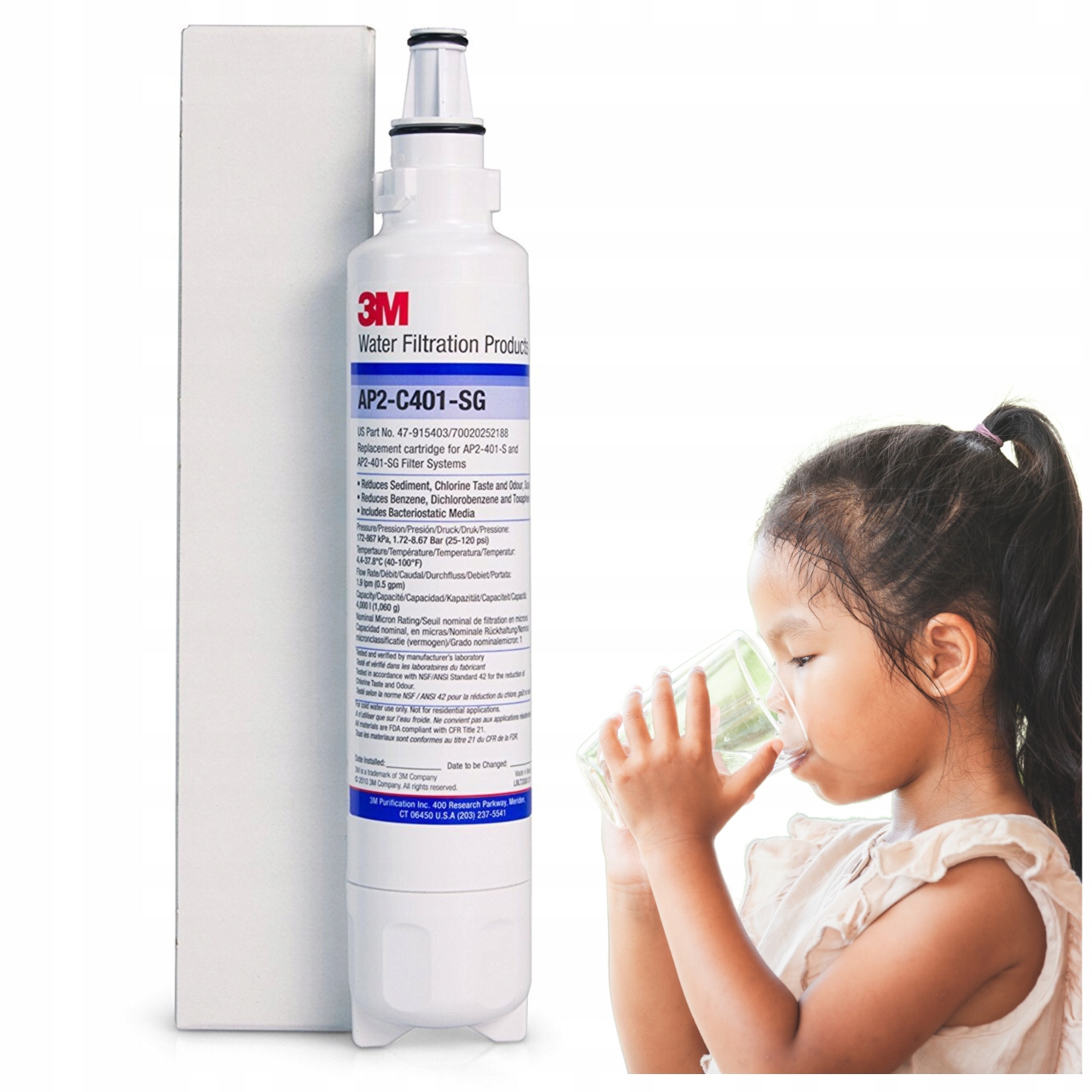 Filtr Pitné Vody Pro Rozvaděče Vody (pou) 3M AP2-C405-SG Atest Pzh