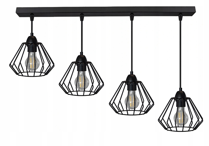 

Lampa Wisząca Sufitowa LW-4 Led E27 Loft Druciak M
