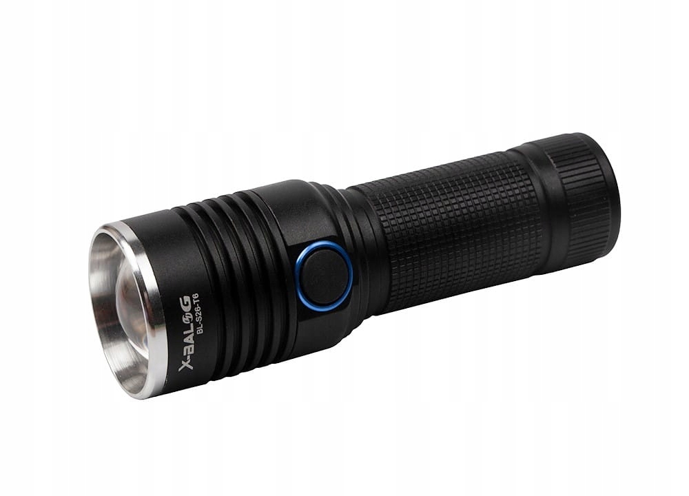 X-BALOG LATARKA WOJSKOWA ZOOM XML-T6 USB AKU 18650 Model MOCNA LATARKA TAKTYCZNA LED