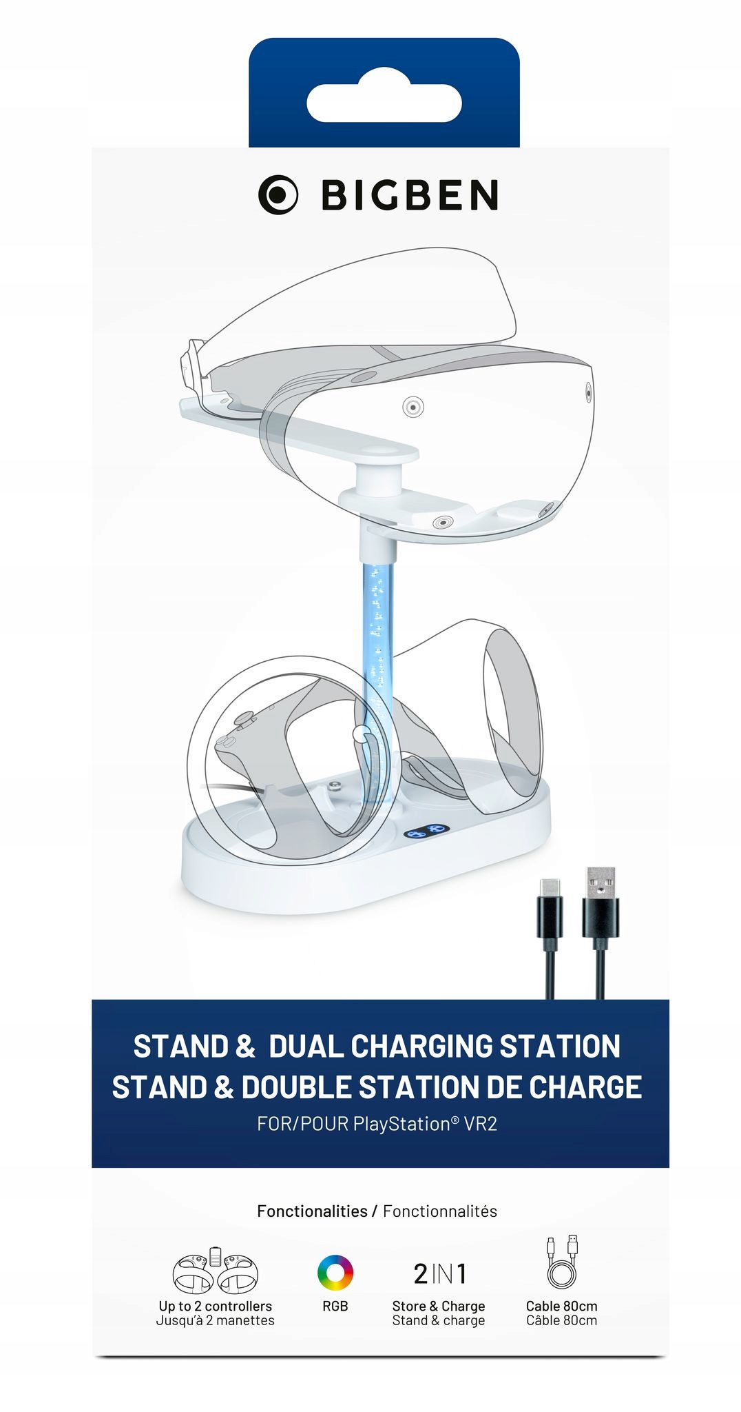 BigBen Stojánek a nabíjecí stanice pro PlayStation VR2 (PS5)