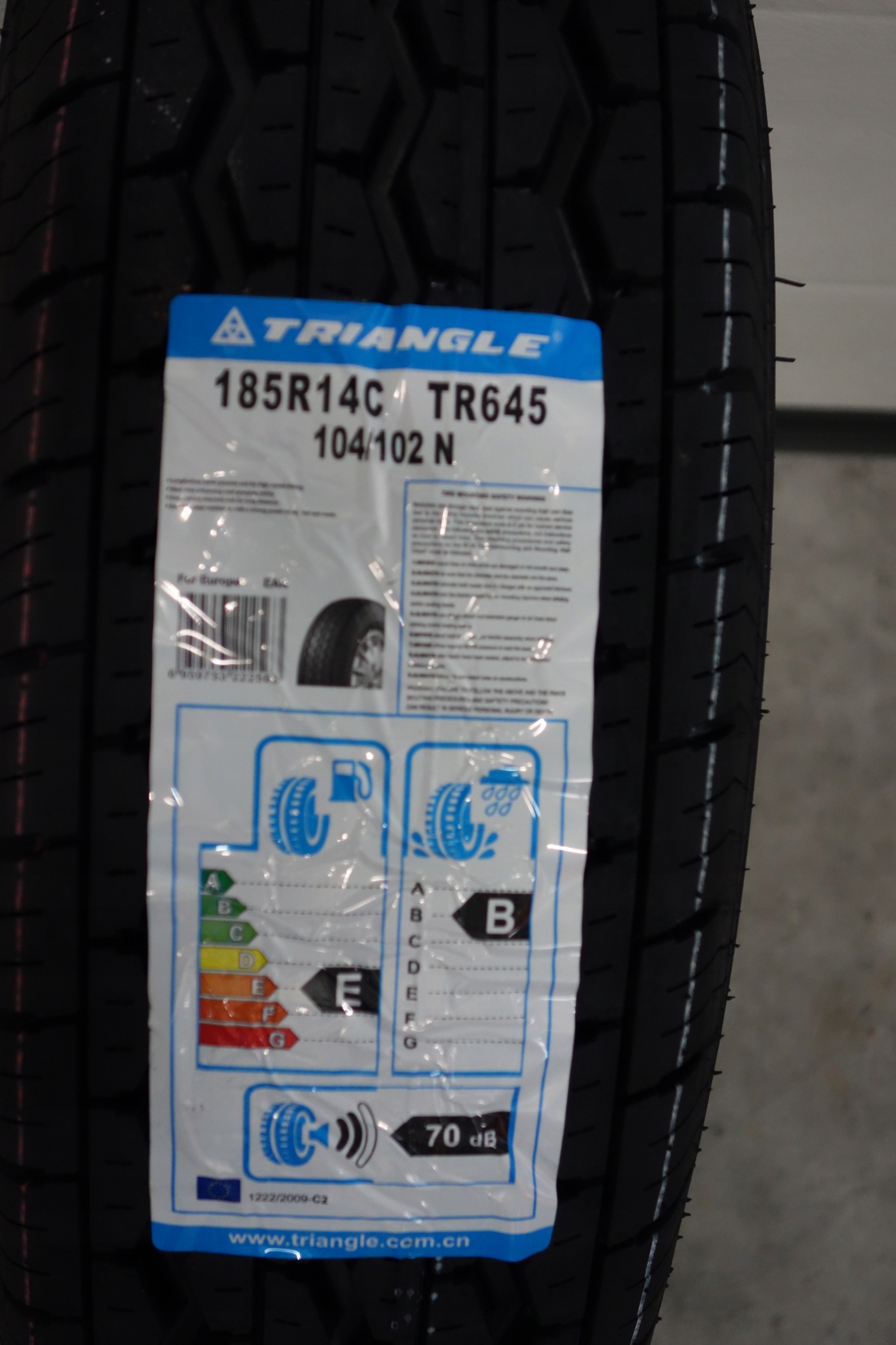 NOWA OPONA 185 R14C TRIANGLE DO PRZYCZEP KOŁO!!! Marka Triangle