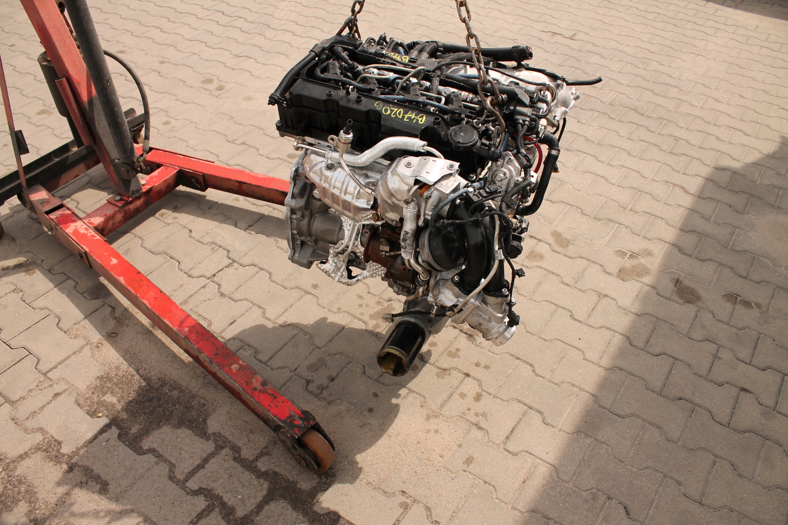 engine complete BMW B47D30B BITURBO 9 TYSKM