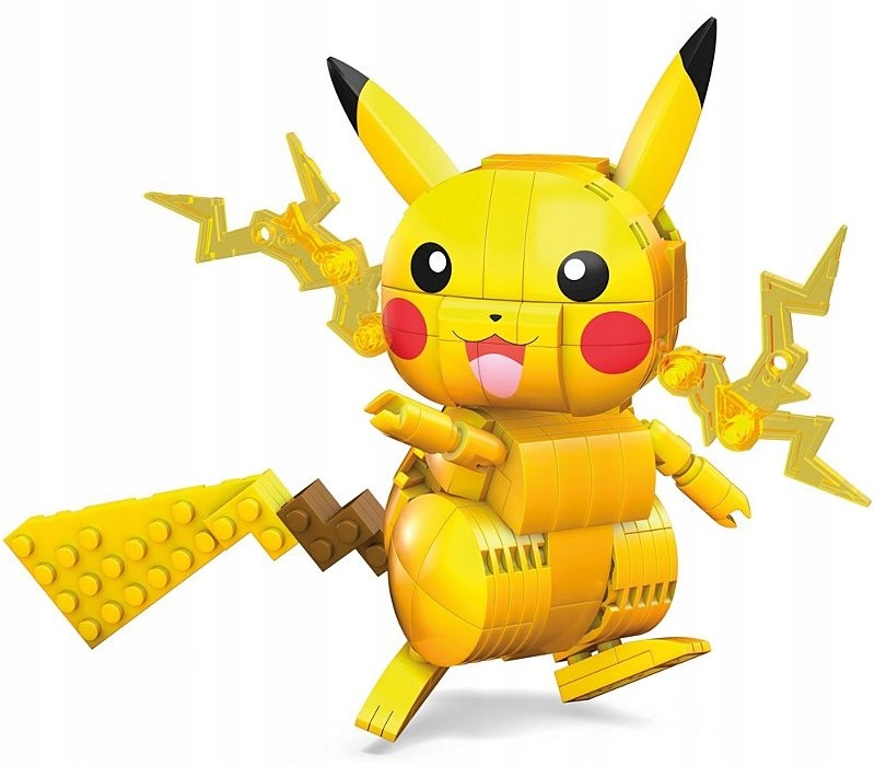Figurka Pokemon Pikachu Klocki 211el Mega Construx Typ klocki konstrukcyjne