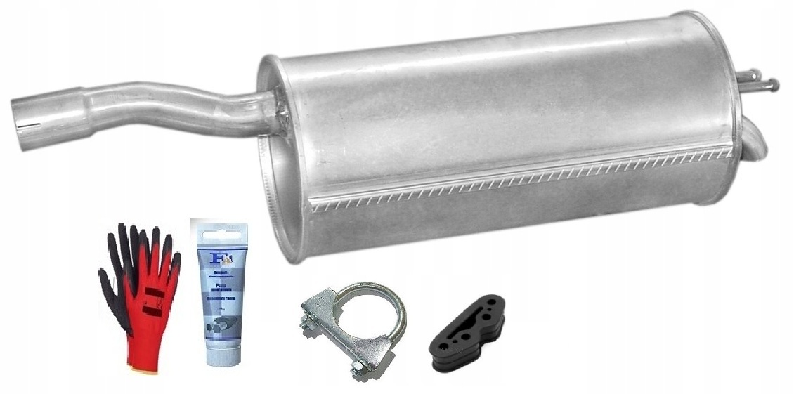 Fiat Doblo 1.6 1.9D (2000-2005) Tlumič Tlumič Výfuku bonus