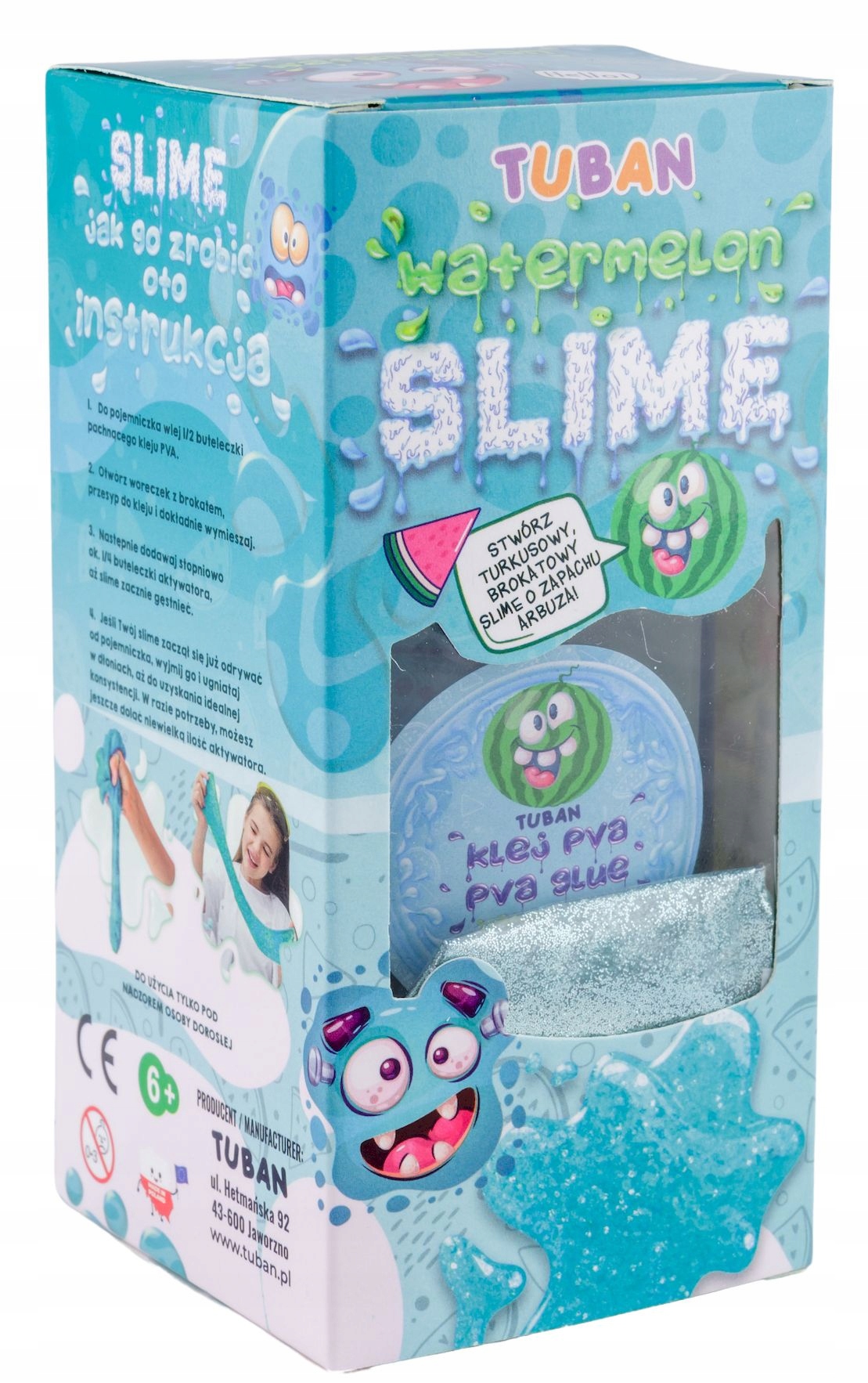 

Super Slime Arbuz Zestaw Do Robienia Glutów Tuban