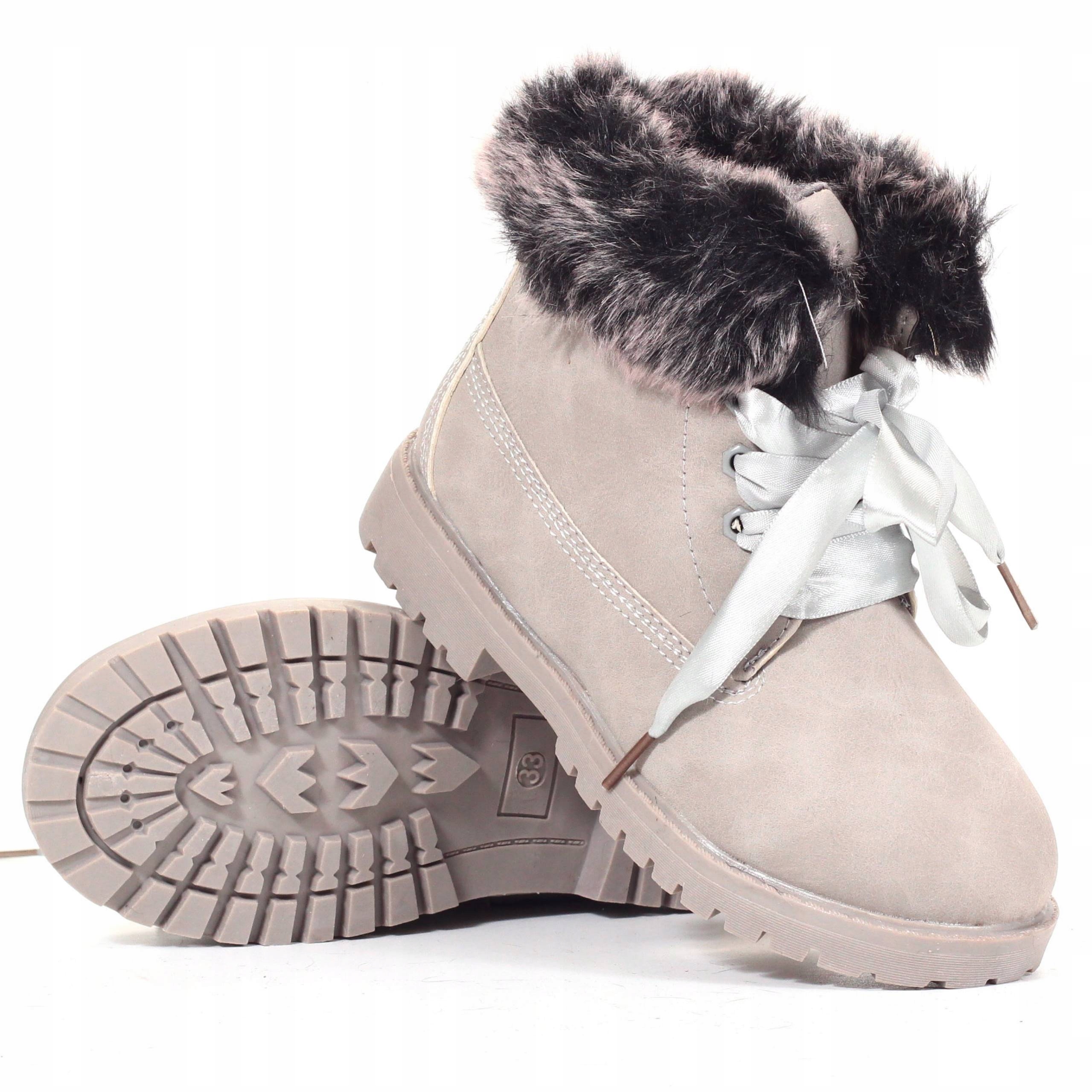 ZIMOWE DZIECIĘCE BUTY TRAPERY ŚNIEGOWCE OCIEPLANE