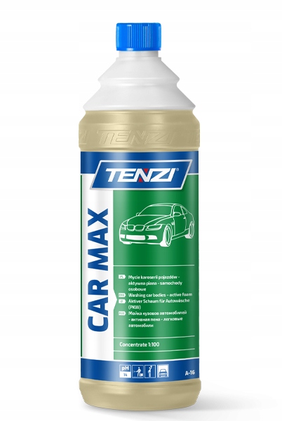 Płyn Tenzi Car Max gęsta aktywna piana do mycia samochodów Koncentrat 1L
