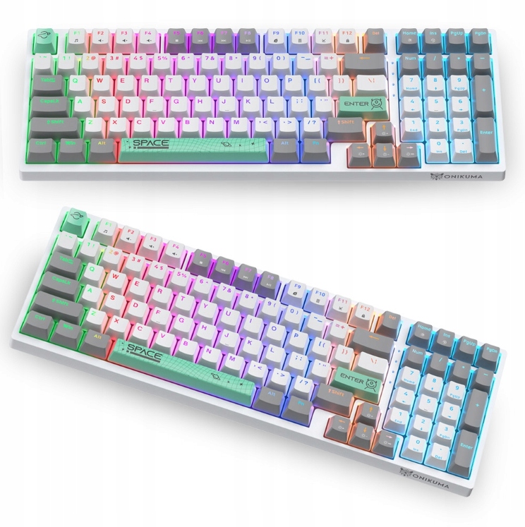 Klawiatura Onikuma G38 mechaniczna gamingowa przewodowa podświetlenie RGB