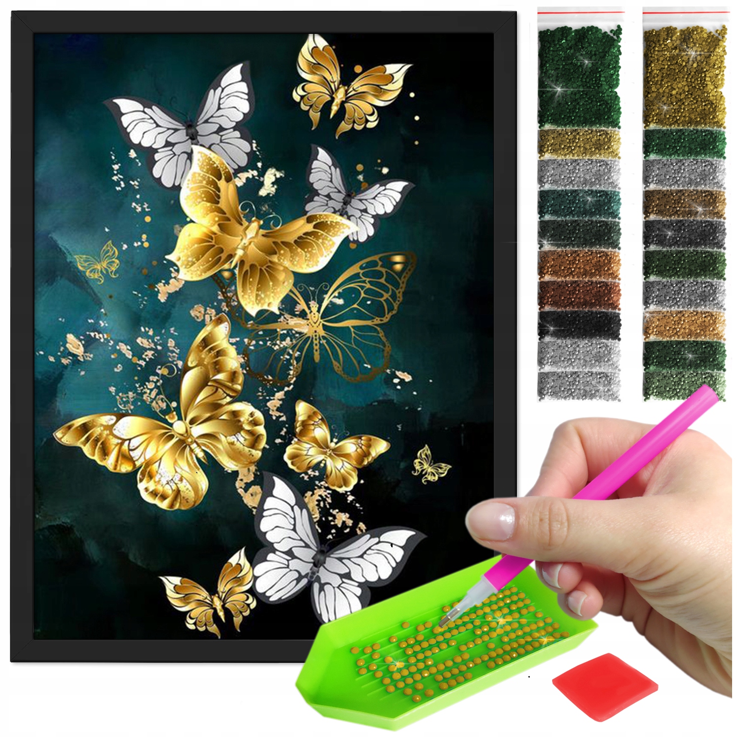 Diamantová Výšivka Obraz Diamond Painting Rámeček