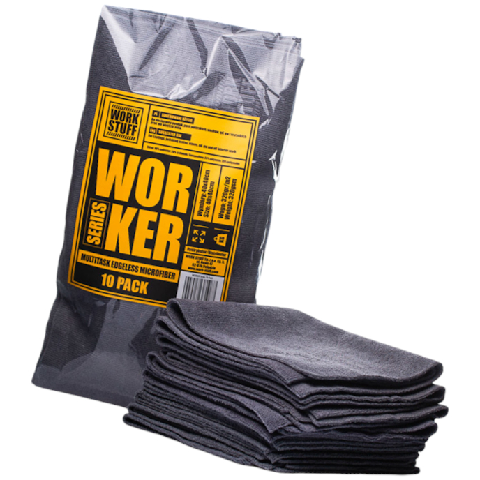 Work Stuff Worker 10-Pack Zestaw 10 Uniwersalnych Mikrofibr Bezszwowych