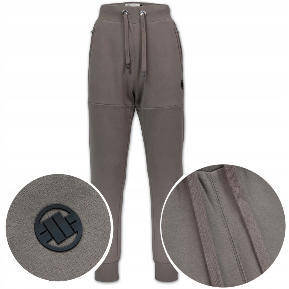 Spodnie Męskie Dresowe Pit Bull Small Logo Hd Joggery Sportowe_XL