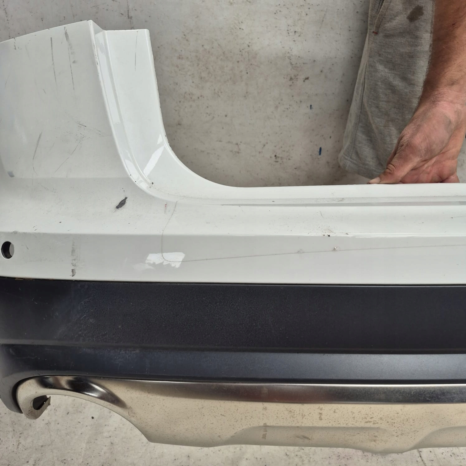 AUDI A6 4G ALLROAD LIFT 14- bumper rear part rear PDC