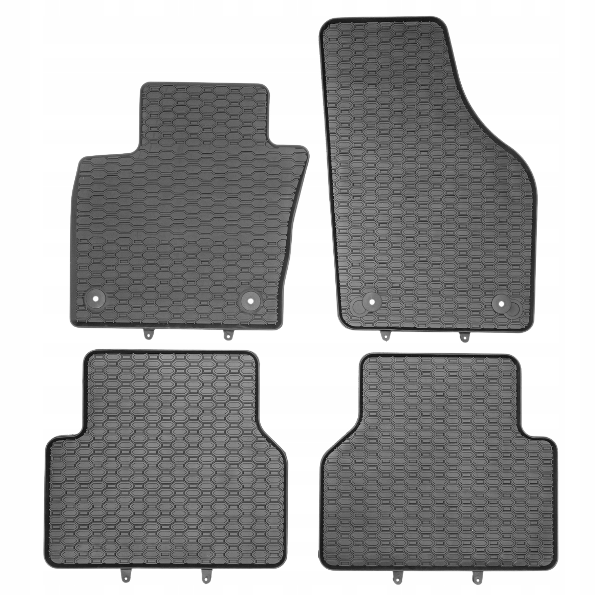 Dywaniki gumowe Audi Q3 I 2011-2018 Czarne Komplet 931/4C/GEYER
