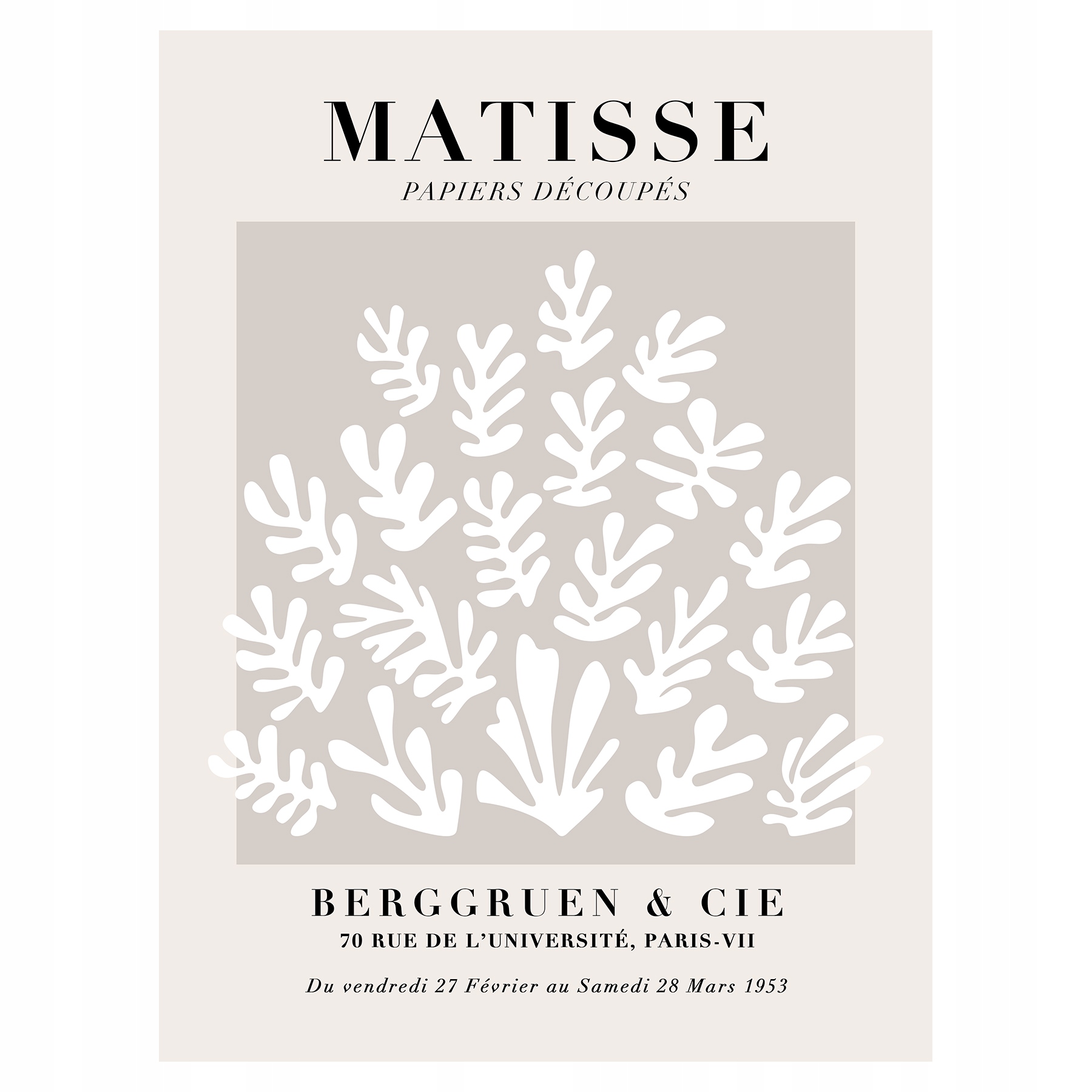 

Plakat 30x40 Henri Matisse Papiers Decoupes N08